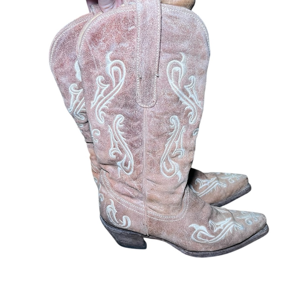 Women’s Corral Light Brown Cowboy Boots 7.5